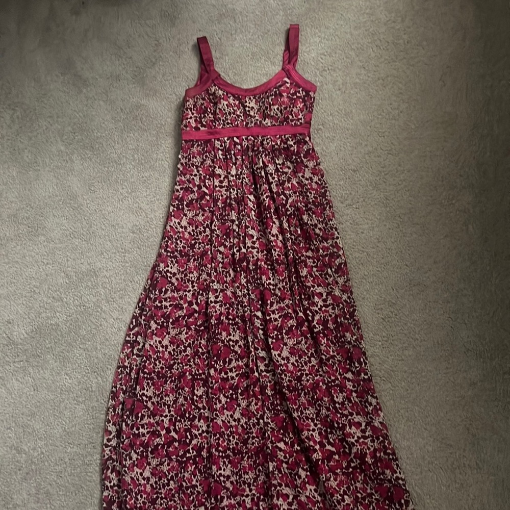 Calvin Klein floral maxi dress S